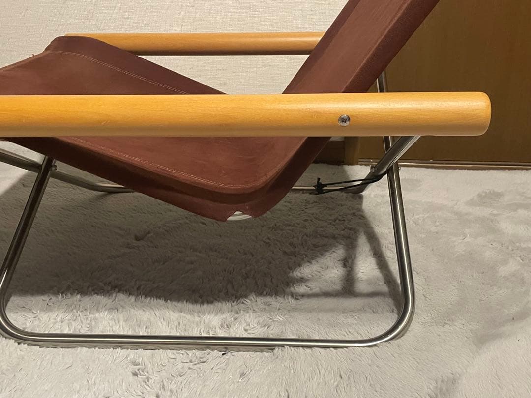 ニーチェアX ナチュラル タグ無し Nychair 折りたたみ椅子 ①