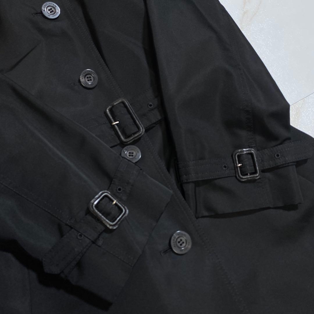 現行♡アクアスキュータム トレンチコート シャドーロゴ裏地 美品