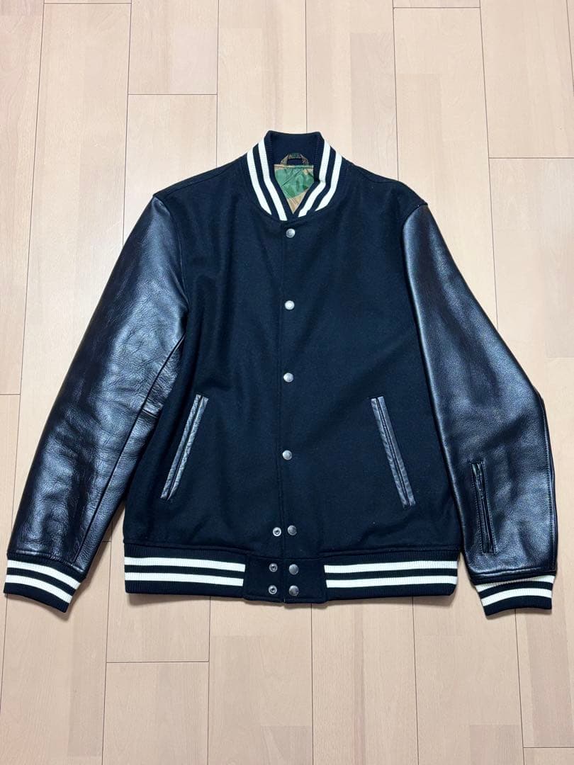 SOPHNET ウールレザー スタジャン ブラック Lサイズ # FCRB