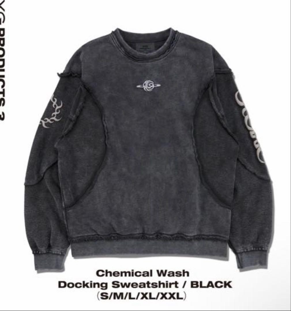 トップス XGALX Chemical Wash Docking Sweatshirt