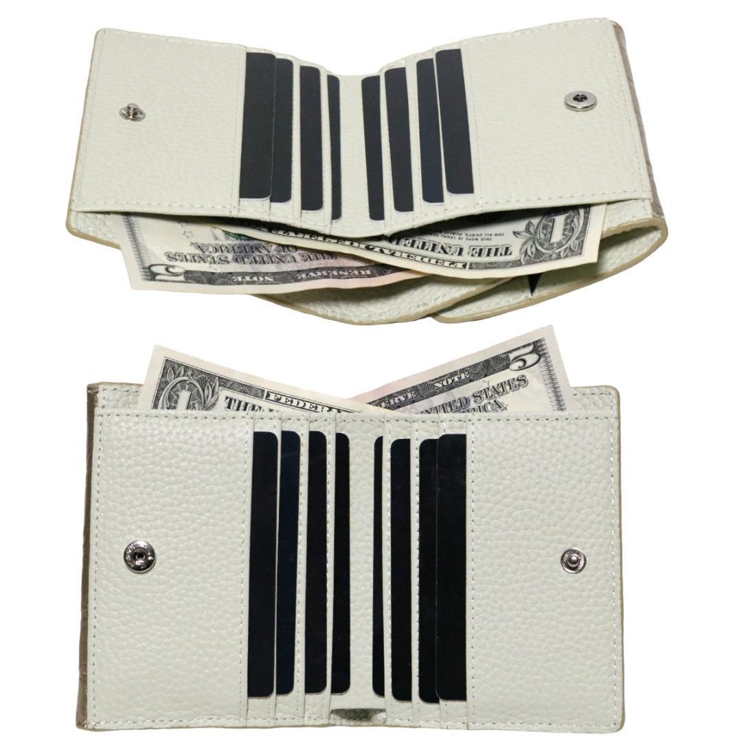 S04 本物 クロコダイル 三つ折り財布 新品 メンズ レディース 人気ブランド