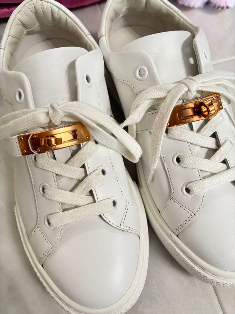 正規品　HERMES エルメス スニーカー ≪デイ≫ サイズ37