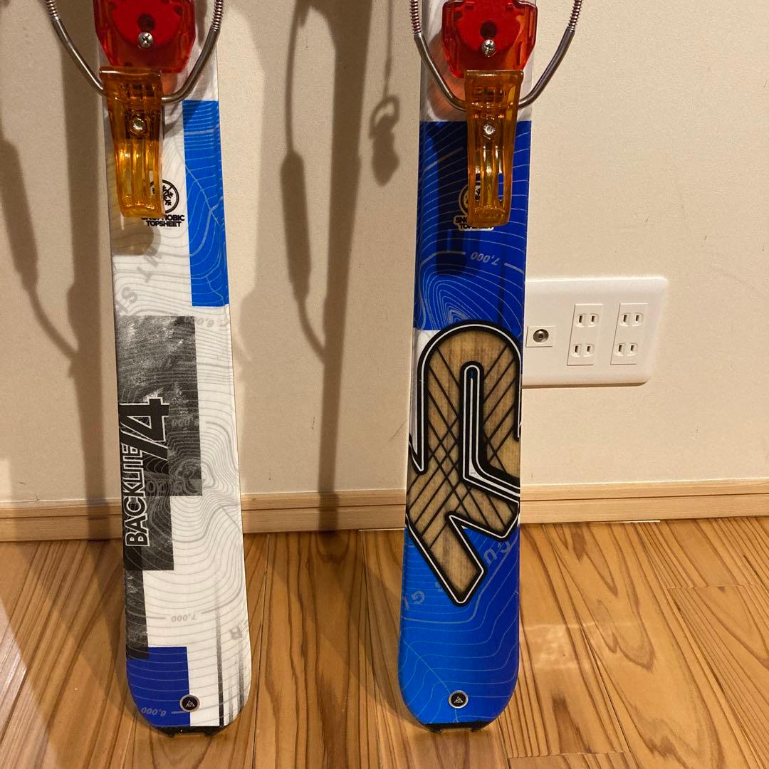 テレマークスキー K2 BACKLITE74 160cm 金具 G3 タルガ