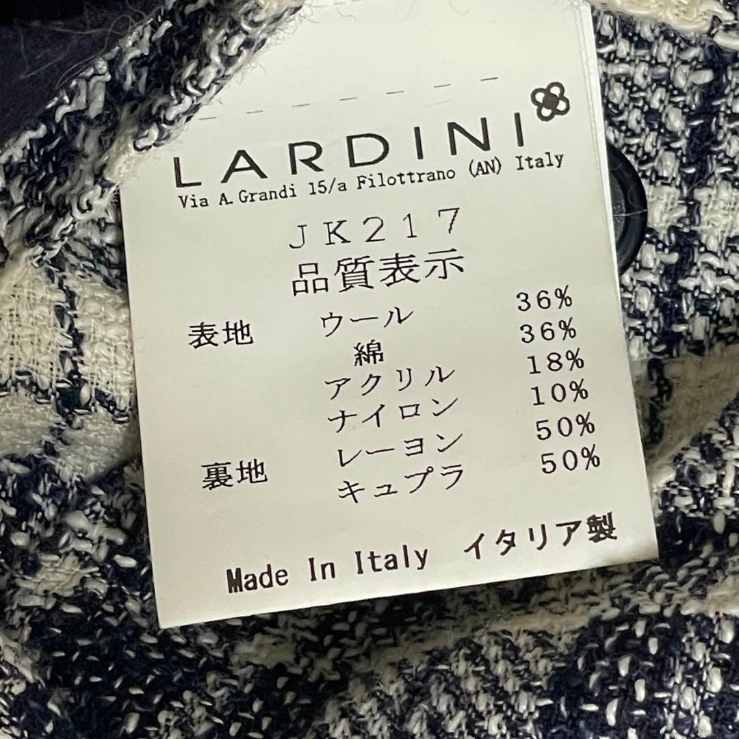 【最高級】LARDINI ラルディーニ　ジャケット　44 織り