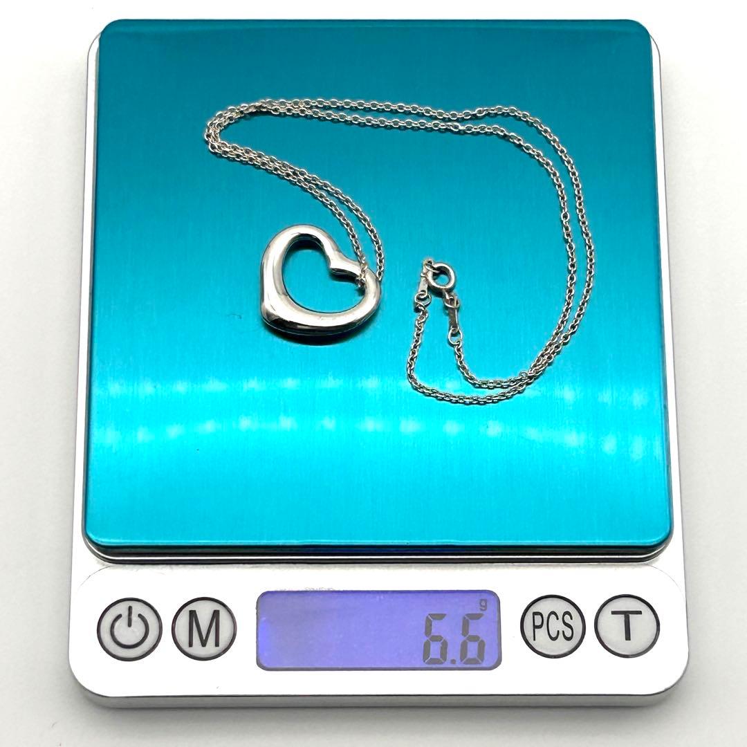 極美品✨ ティファニー ネックレス オープンハート エルサペレッティ