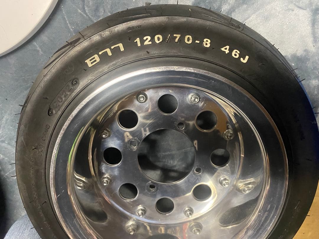 ホンダモンキーゴリラケップスピード8インチ4j 5.5jホイールタイヤ付き2本