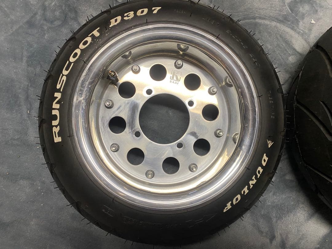 ホンダモンキーゴリラケップスピード8インチ4j 5.5jホイールタイヤ付き2本