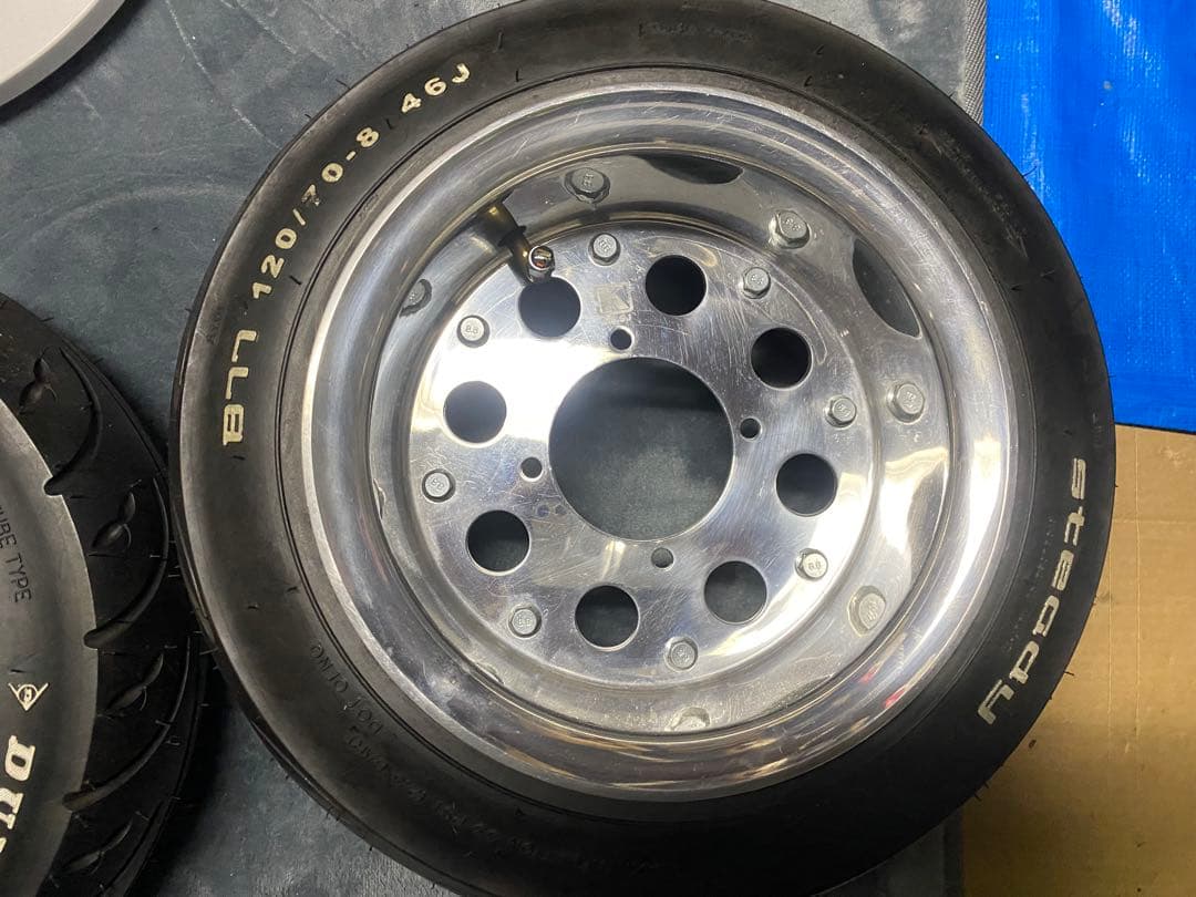 ホンダモンキーゴリラケップスピード8インチ4j 5.5jホイールタイヤ付き2本