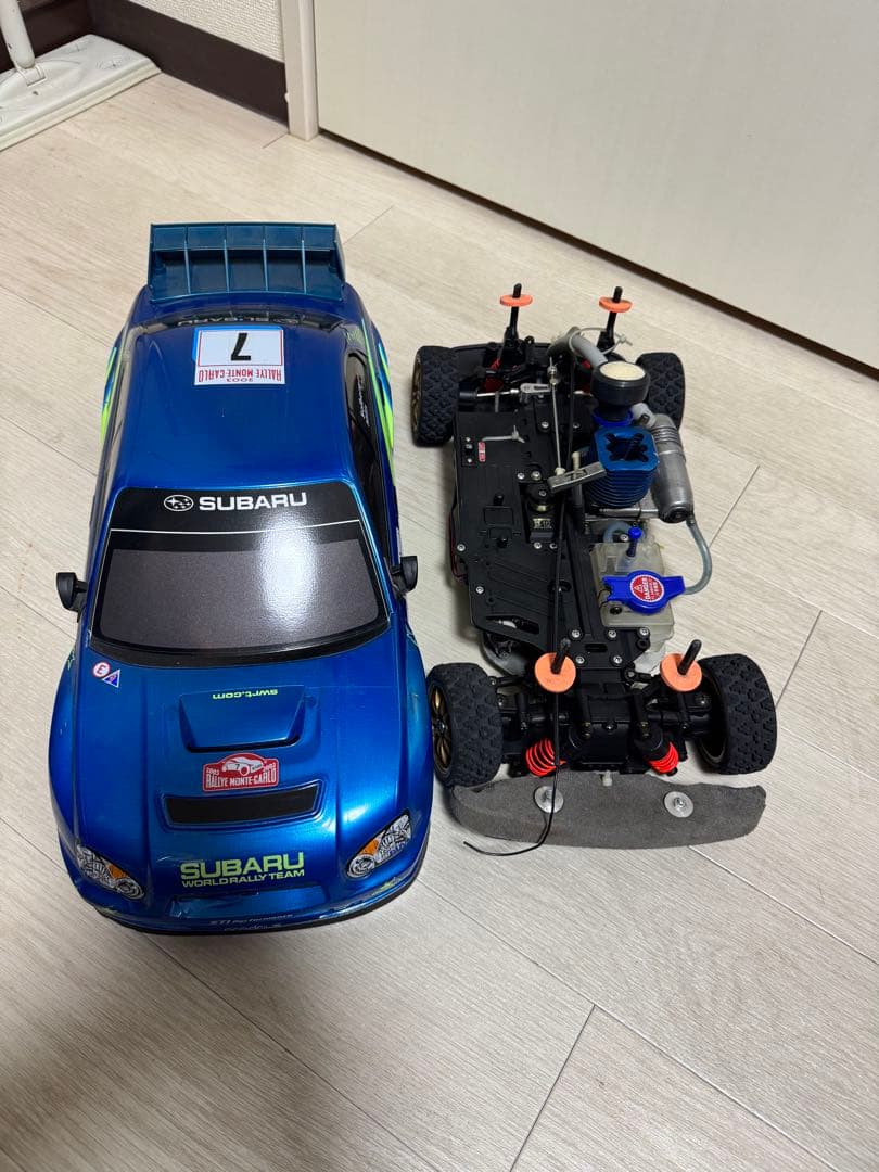 美津和タイガー タミヤ　エンジンラジコン　tg10 mk1 インプレッサ