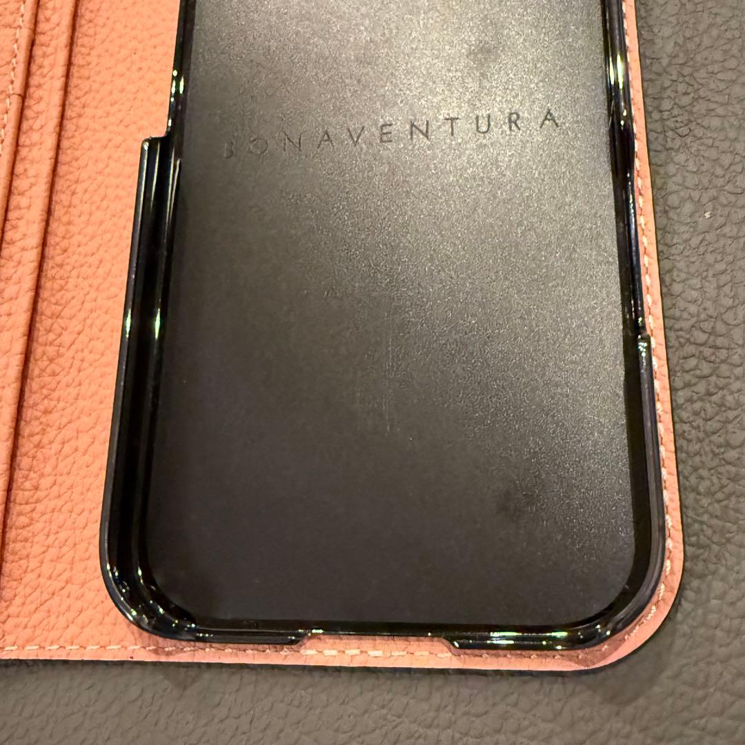 ボナベンチュラ/BONAVENTURA iPhone16 グレージュxコーラル