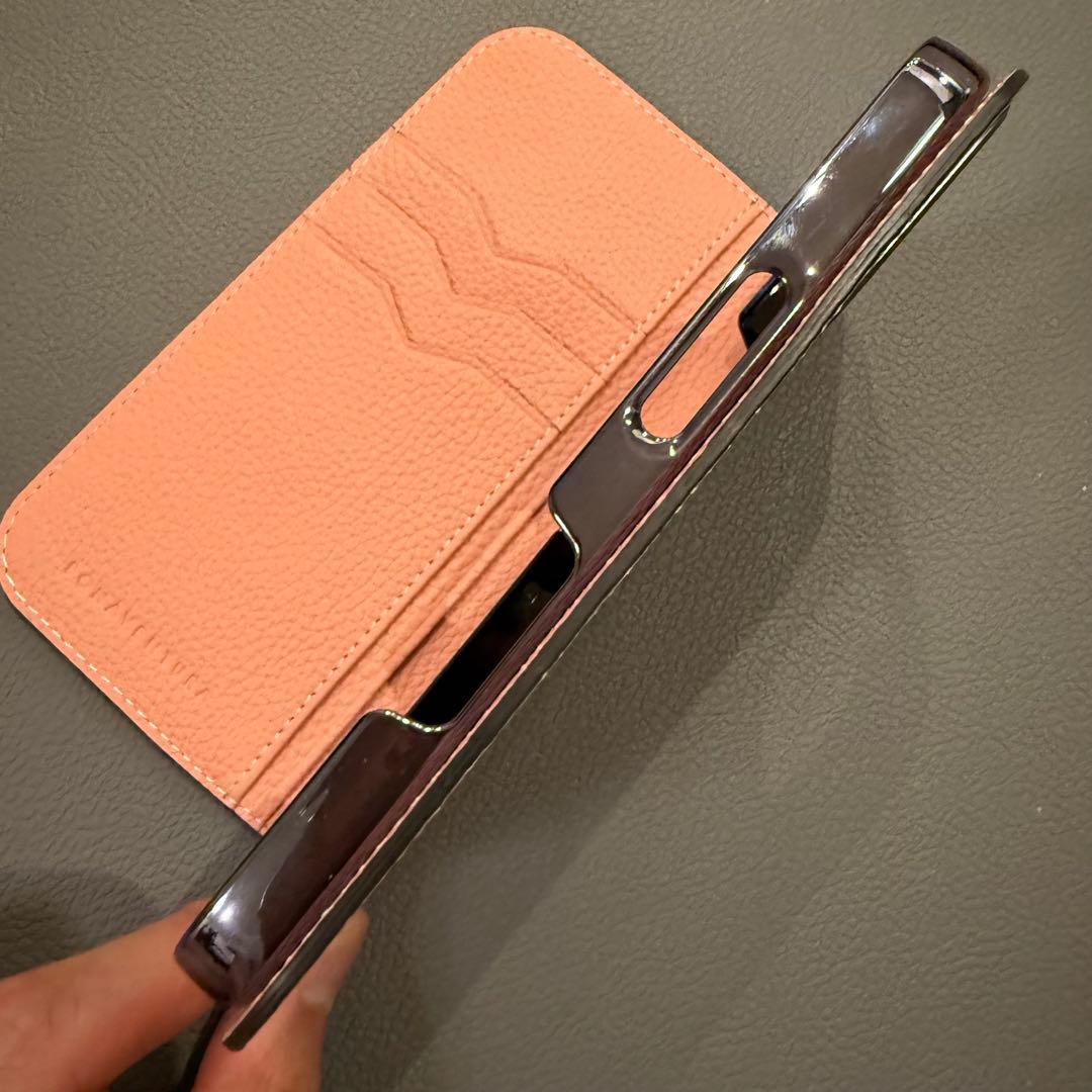 ボナベンチュラ/BONAVENTURA iPhone16 グレージュxコーラル