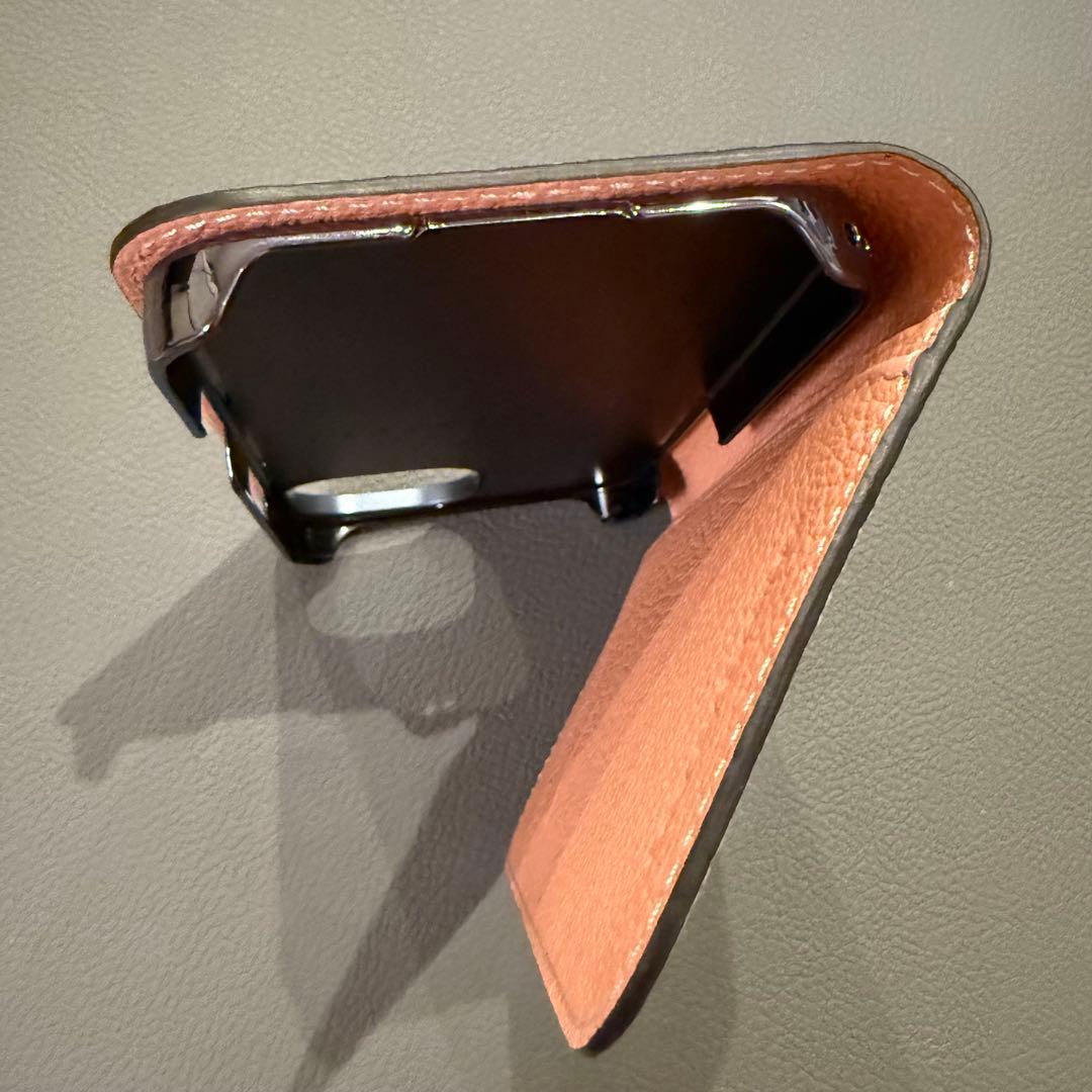 ボナベンチュラ/BONAVENTURA iPhone16 グレージュxコーラル