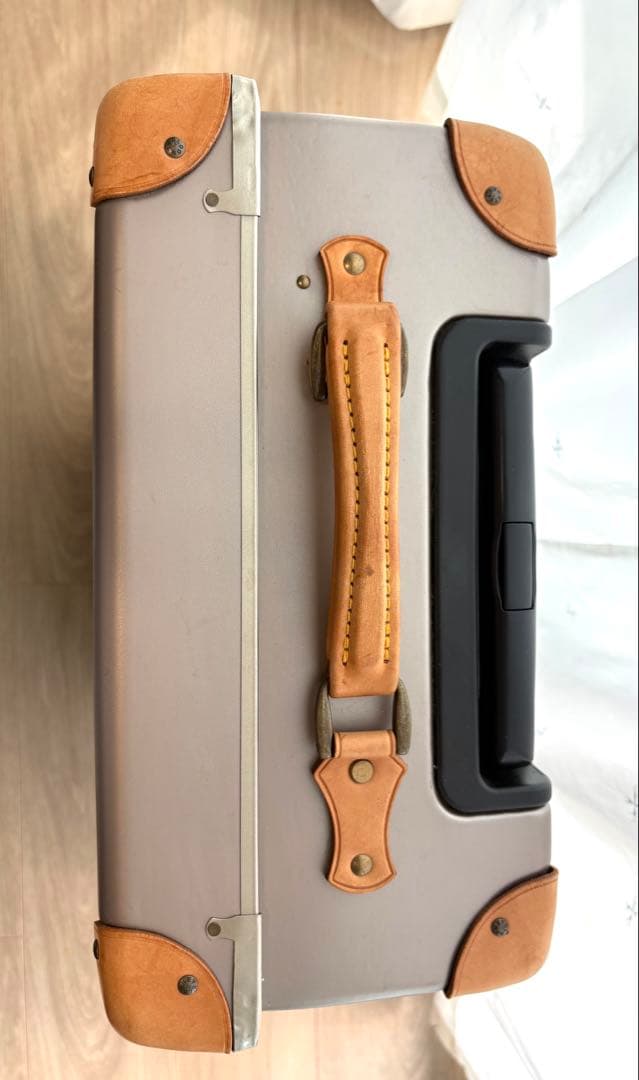 CLOONEY キャリーケース トランク型 レトロデザイン 世界地図柄 内装