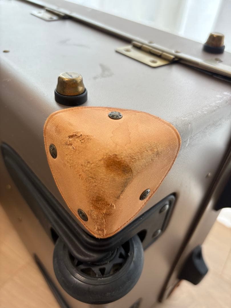 CLOONEY キャリーケース トランク型 レトロデザイン 世界地図柄 内装