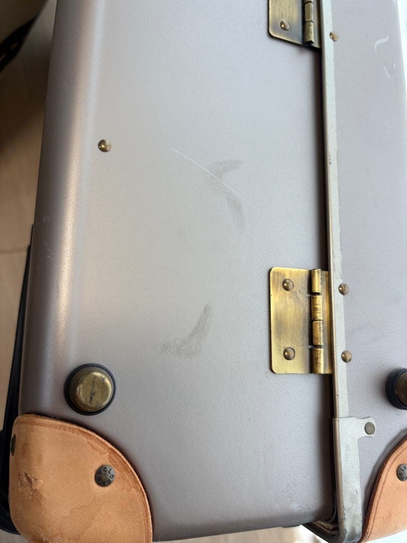 CLOONEY キャリーケース トランク型 レトロデザイン 世界地図柄 内装