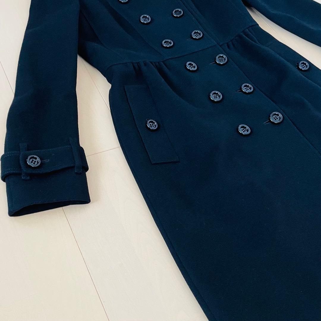 【極美品】Burberry　バーバリー　フォックスファーコート　ブラック38