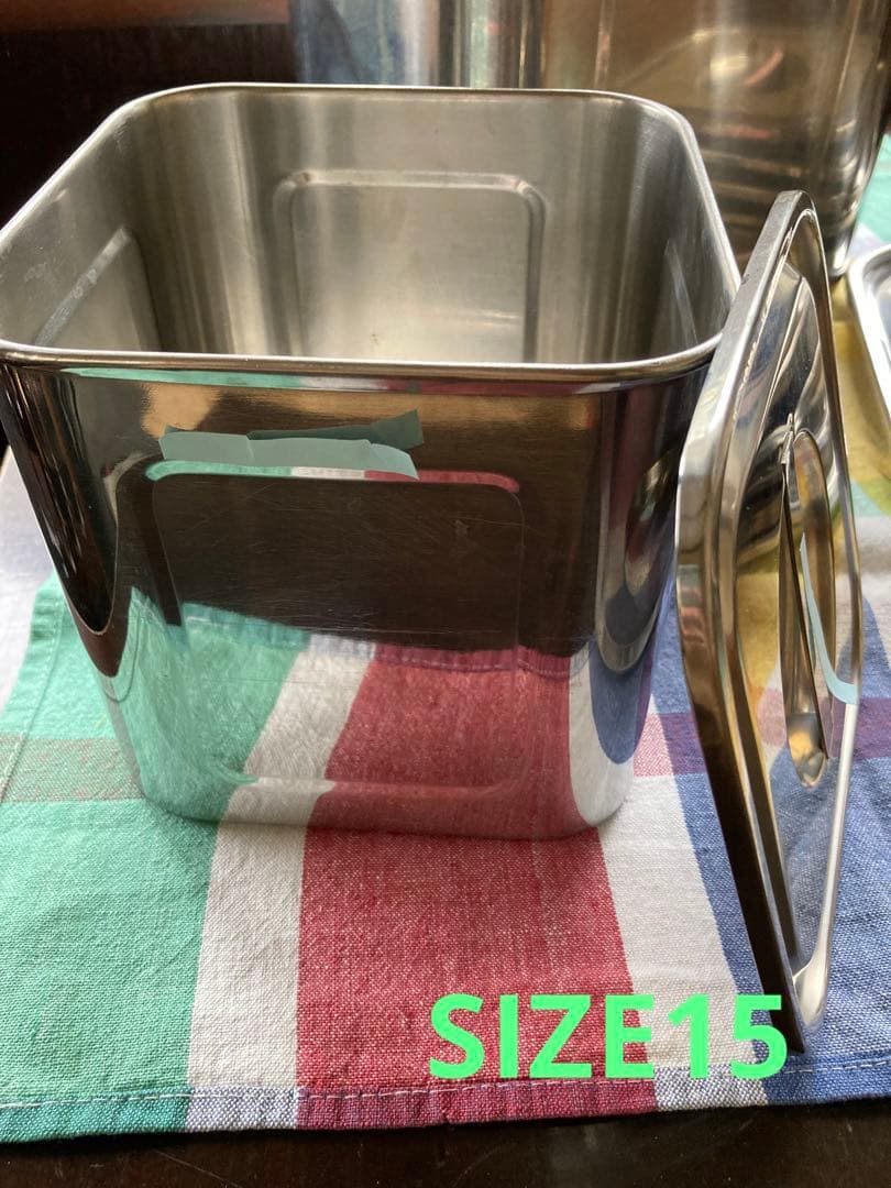 角　深型キッチンポット　8点セット蓋付き