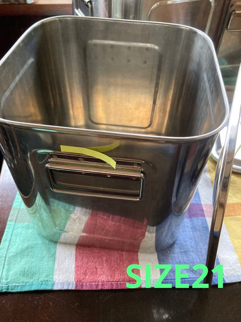 角　深型キッチンポット　8点セット蓋付き