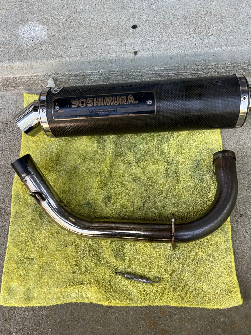 エイプ50　YOSHIMURA 機械曲げカーボンマフラー本体