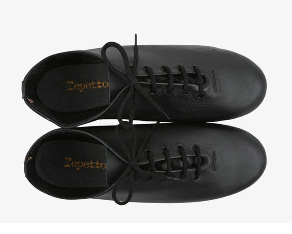 新品未使用　値下　repetto　レペット　JAZZ　ジャズ　ブラック　レザー黒