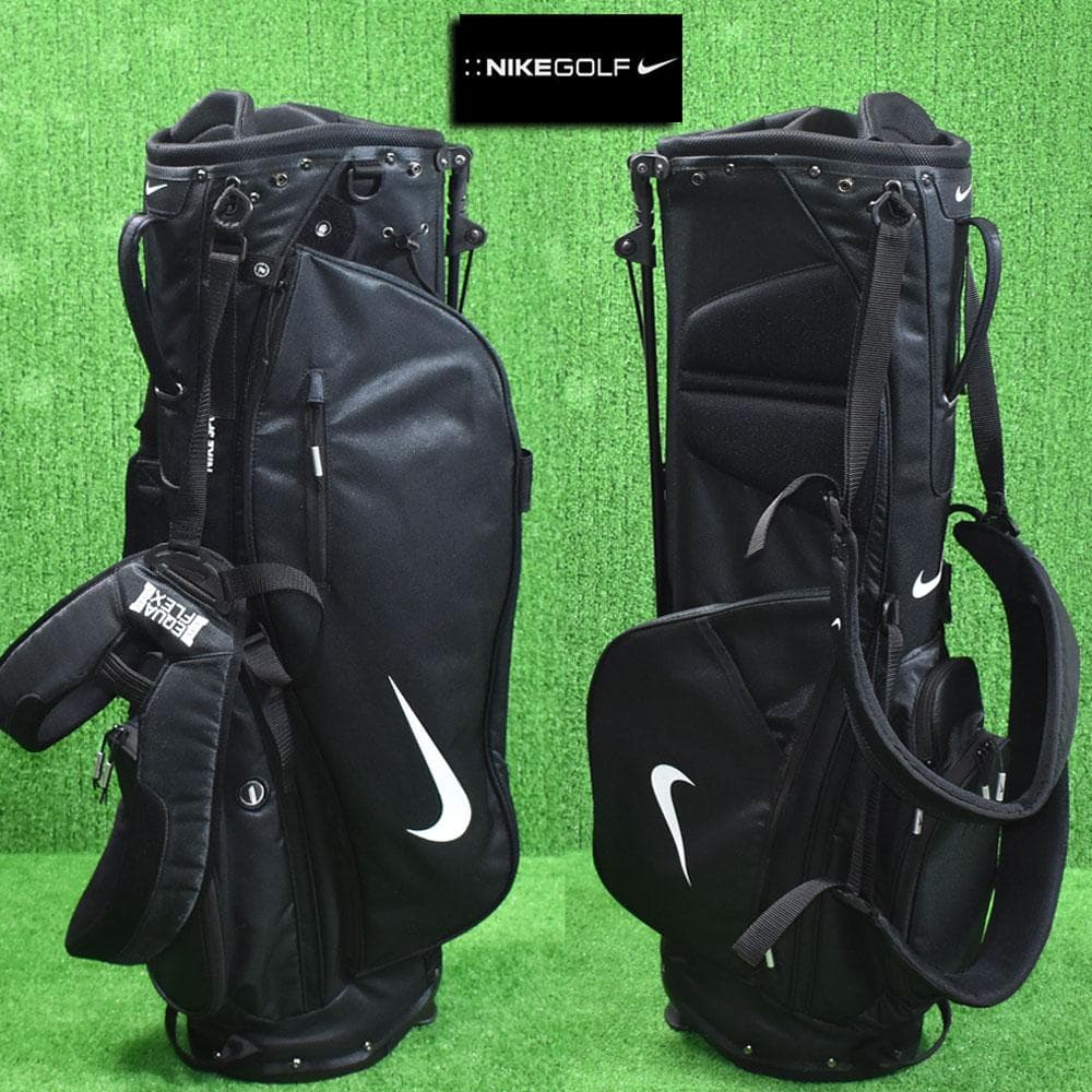 NIKE ナイキ ゴルフ 軽量 スリムキャディバッグ８型【ブラック】中古！