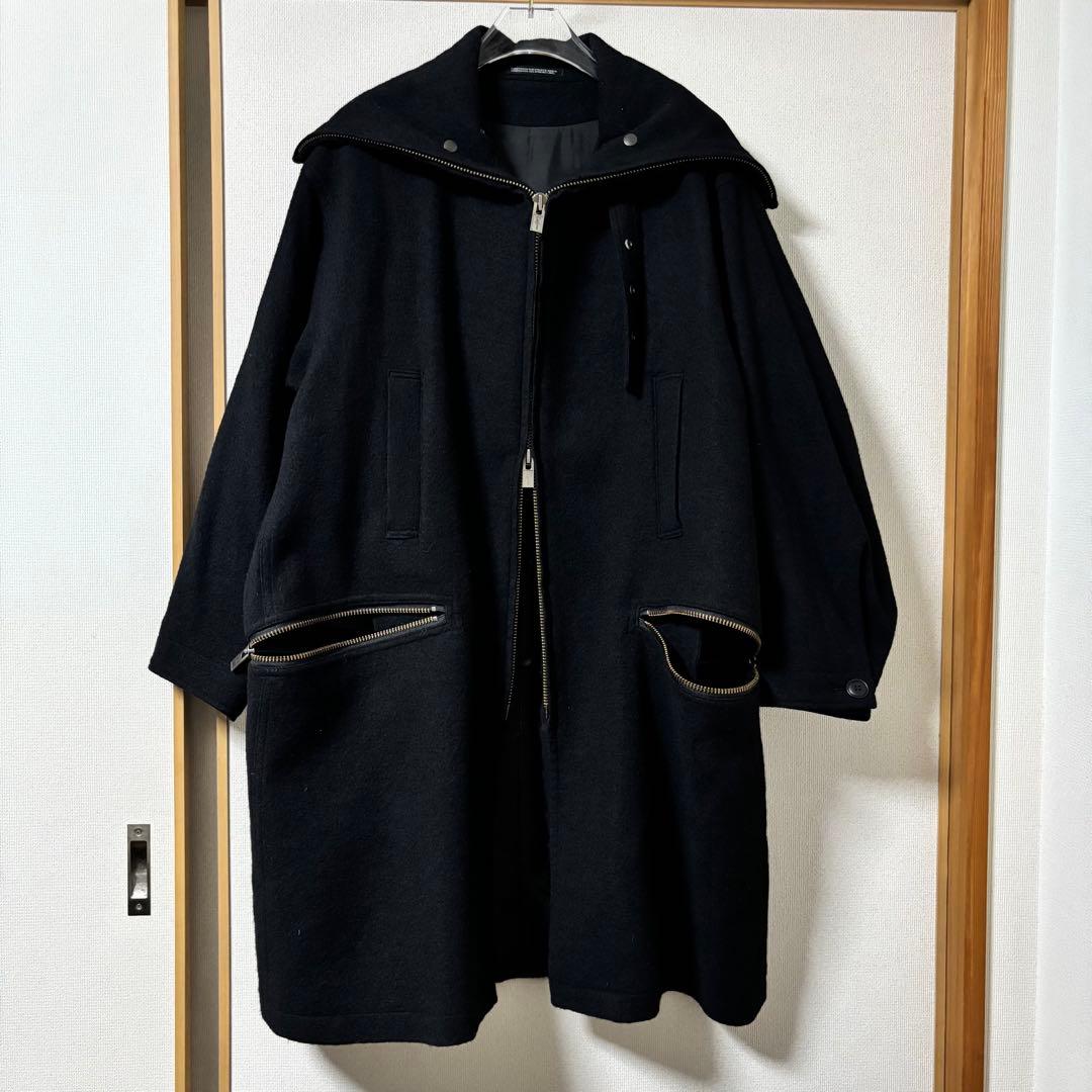 YOHJI YAMAMOTO デザインウールコート