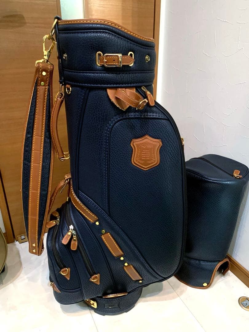 超希少　完売　高級　キャディバッグ　ホンマ　本間　本革　レザー　ラグジュアリー