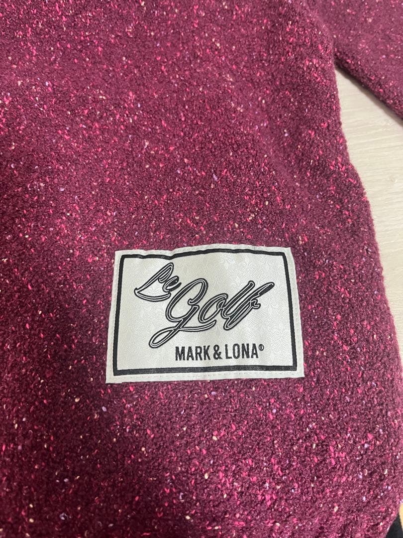 定価5万 美品 マークアンドロナ シルクアンゴラ混 ニット 38 ボルドー