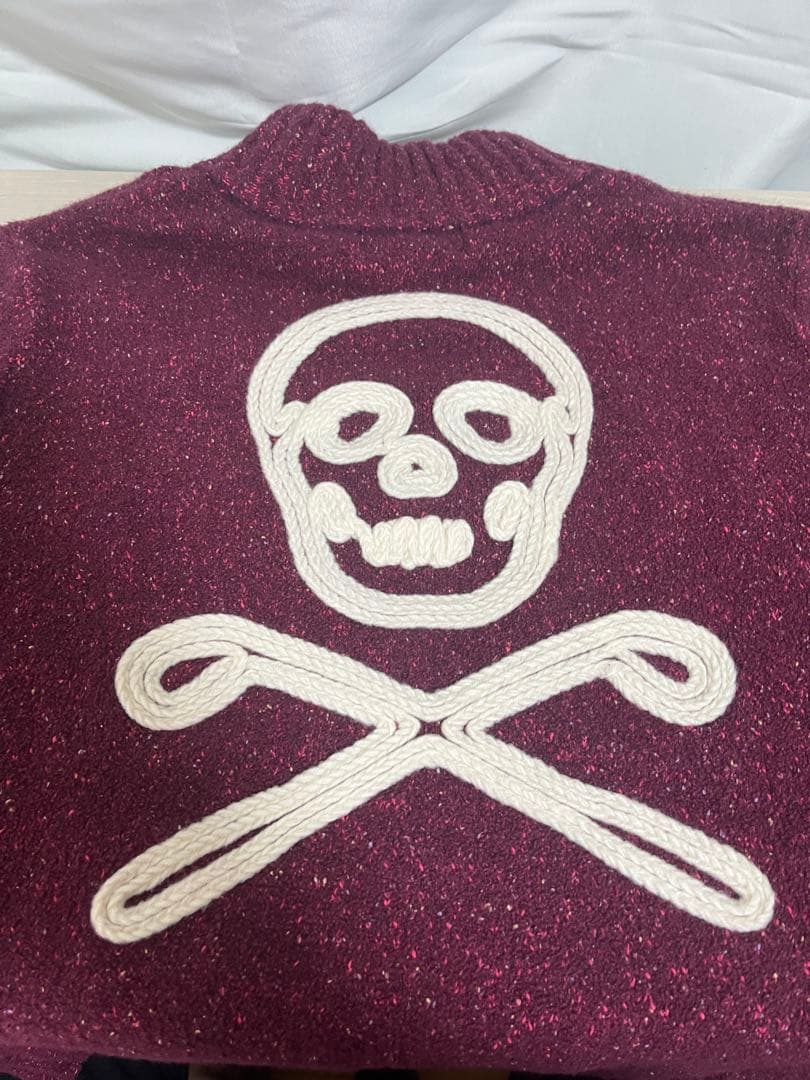 定価5万 美品 マークアンドロナ シルクアンゴラ混 ニット 38 ボルドー