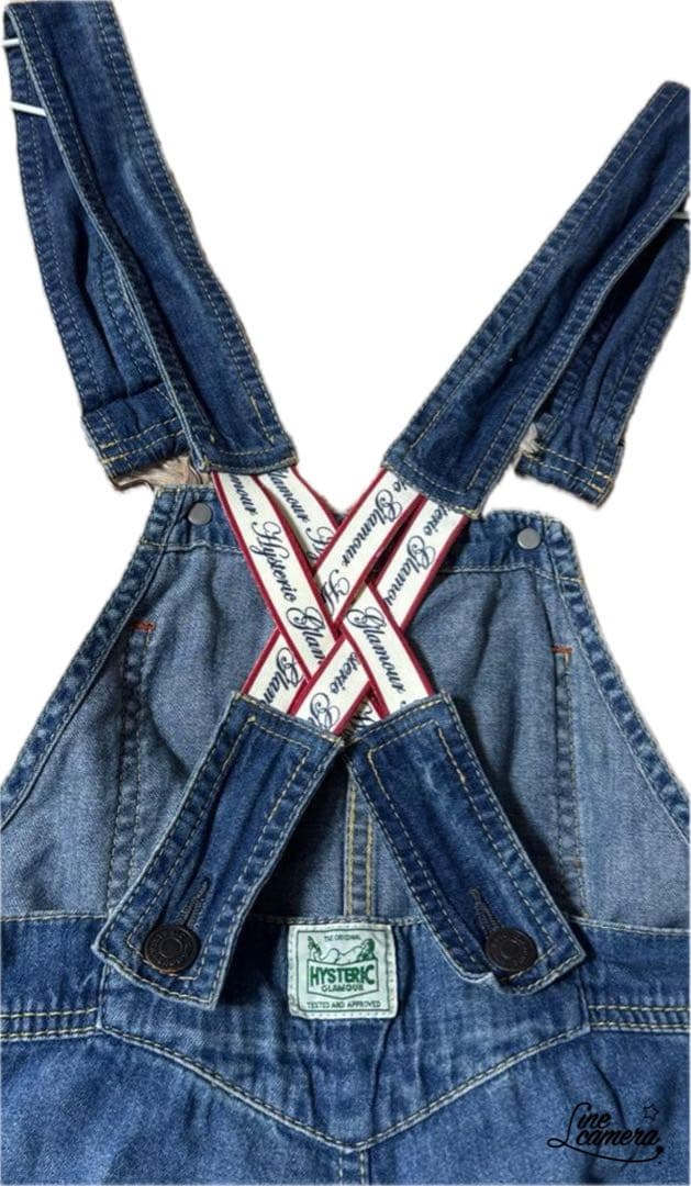 ヒステリックグラマー　サロペット　オーバーオール　S size