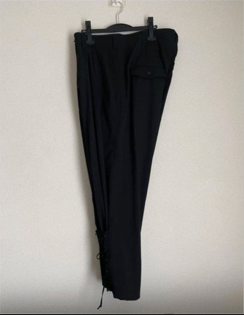 【ほぼ未使用】19-20AW ヨウジオム レースアップギャバパンツ　yohji