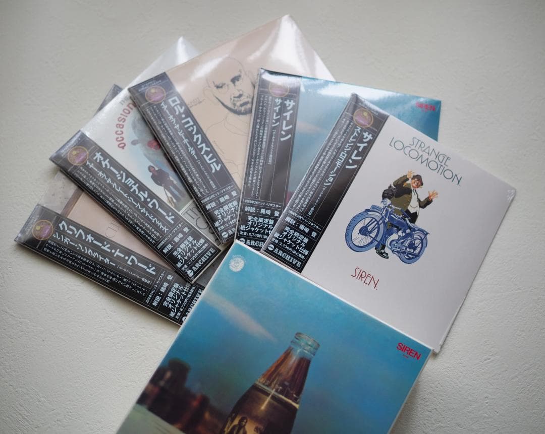 ロル・コックスヒル　サイレン　日本盤紙ジャケCD　５枚　ダンデライオンBOX