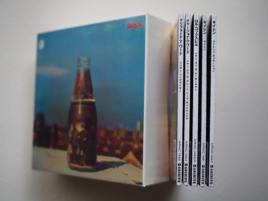 ロル・コックスヒル　サイレン　日本盤紙ジャケCD　５枚　ダンデライオンBOX