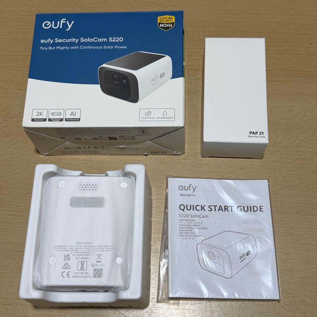 【アウトレット品】eufy Security SoloCam S220