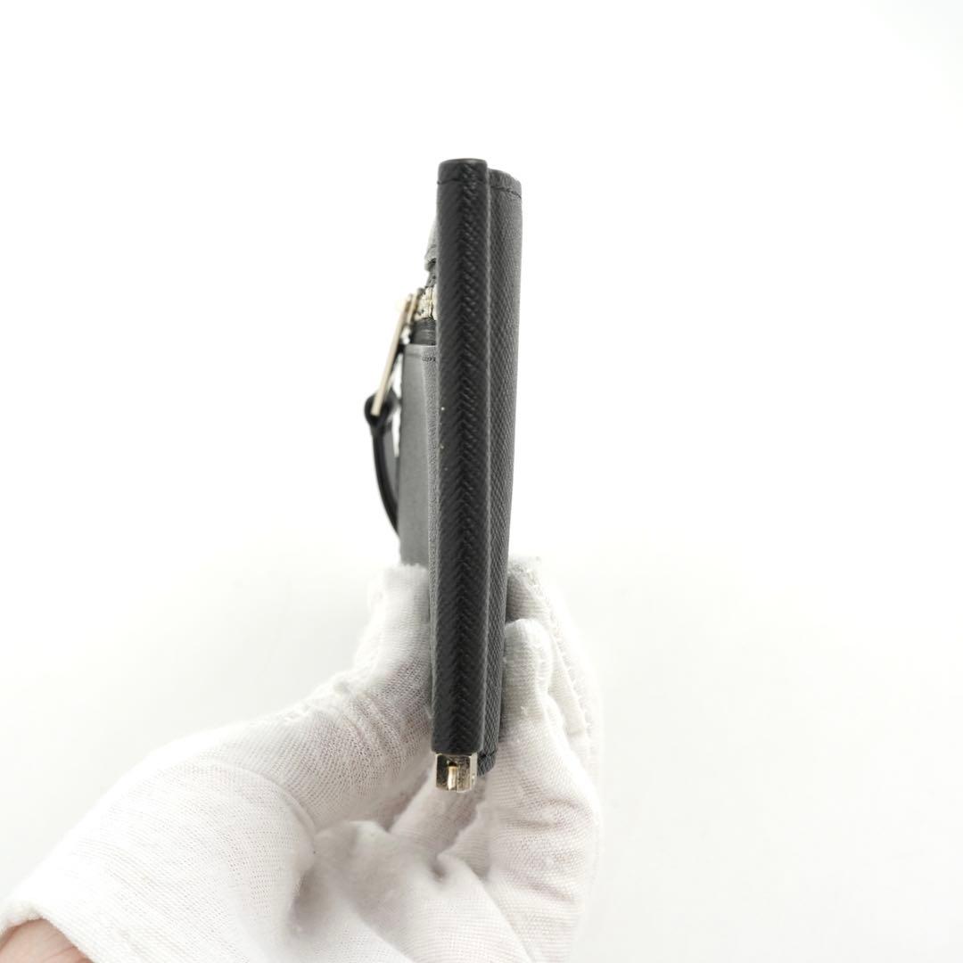 未使用に近い・付属品完備　ポールスミス　マネークリップ　マルチカラー　レザー　黒