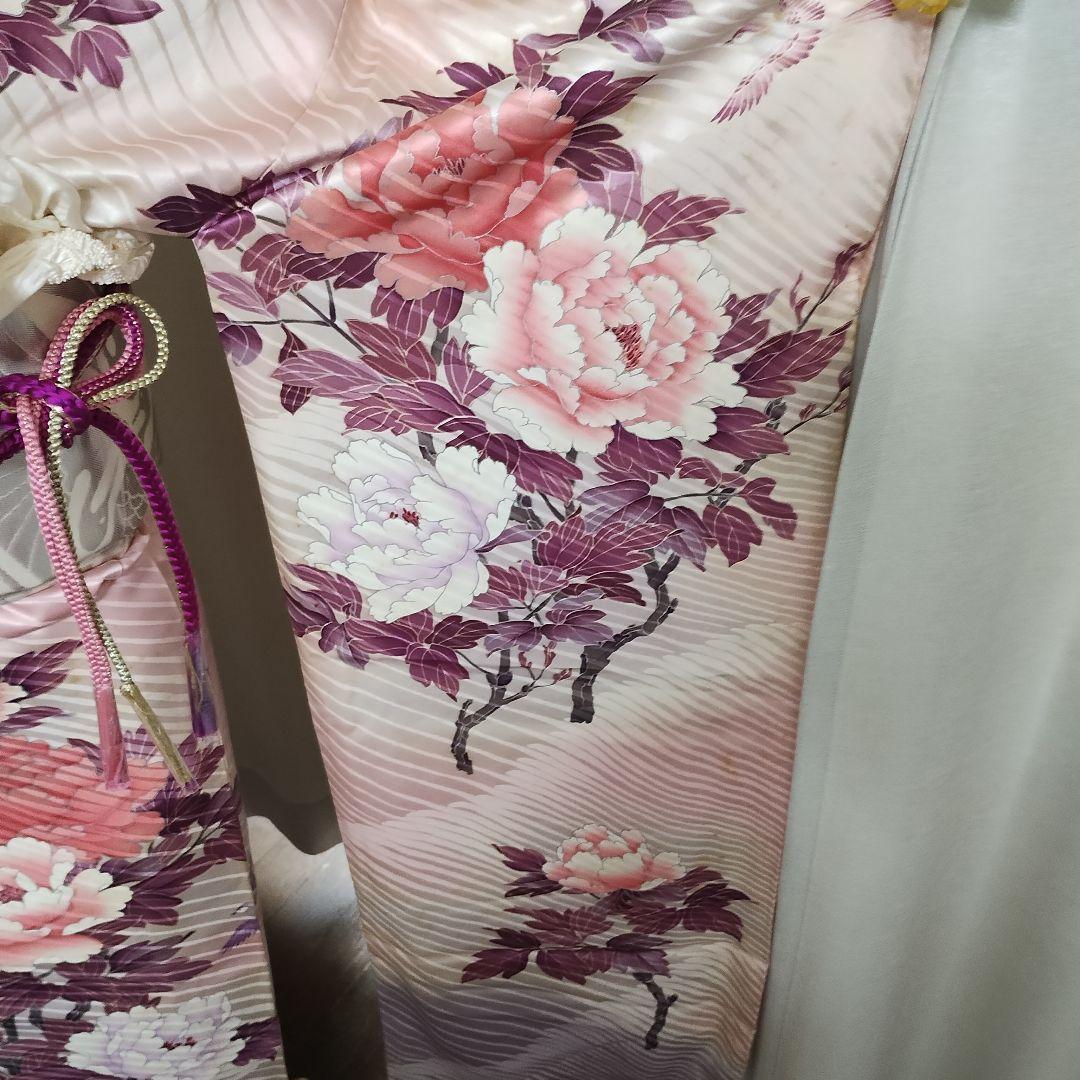 おじょ　成人式正絹振袖フルセット　やまと誂製　上品　清楚　華やか　ピンク