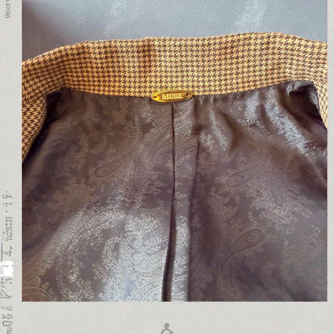 Deuxieme Classe ウールテーラードジャケット ガンクラブチェック