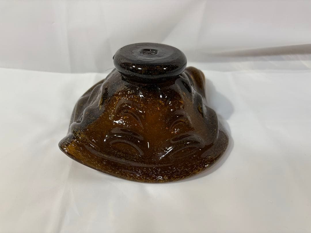 【稲嶺盛吉】琉球ガラス　皿（貝）⑥