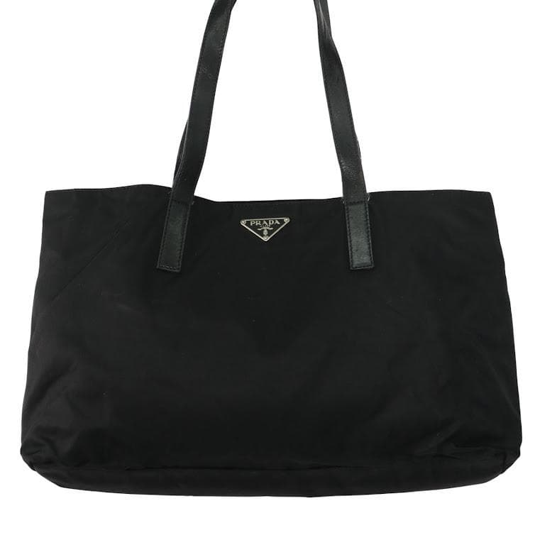 PRADA プラダ トートバッグ 三角ロゴ 黒　ポコノ　テスートナイロン　人気