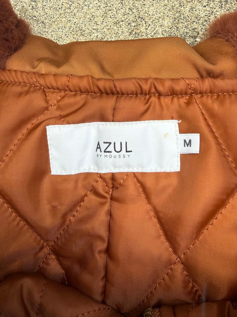 ら*価様 AZUL BY MOUSSY 00s N2Bフライト　ファー　短丈　y