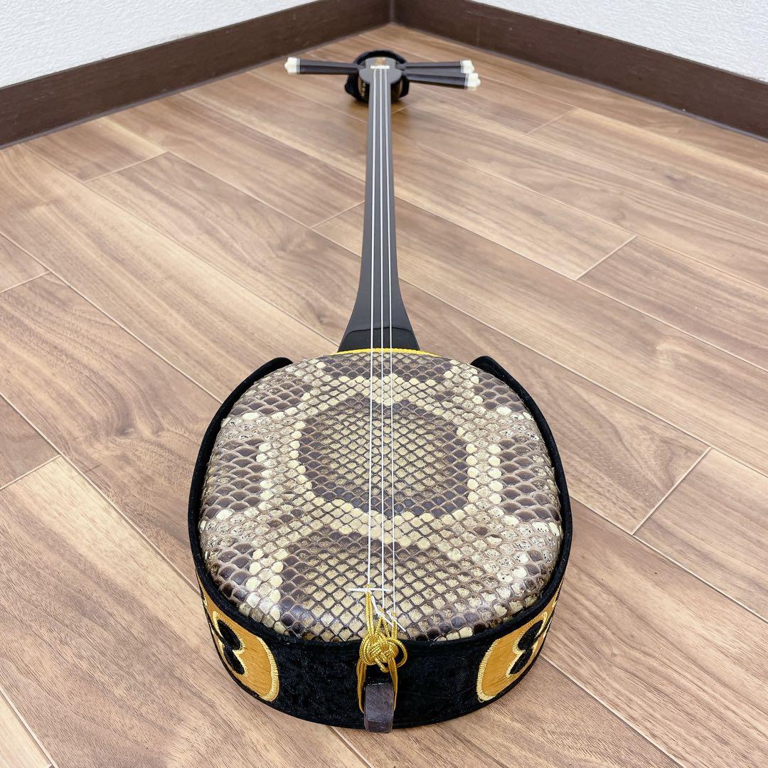 沖縄三線 沖縄 民謡 和楽器 三線 蛇皮