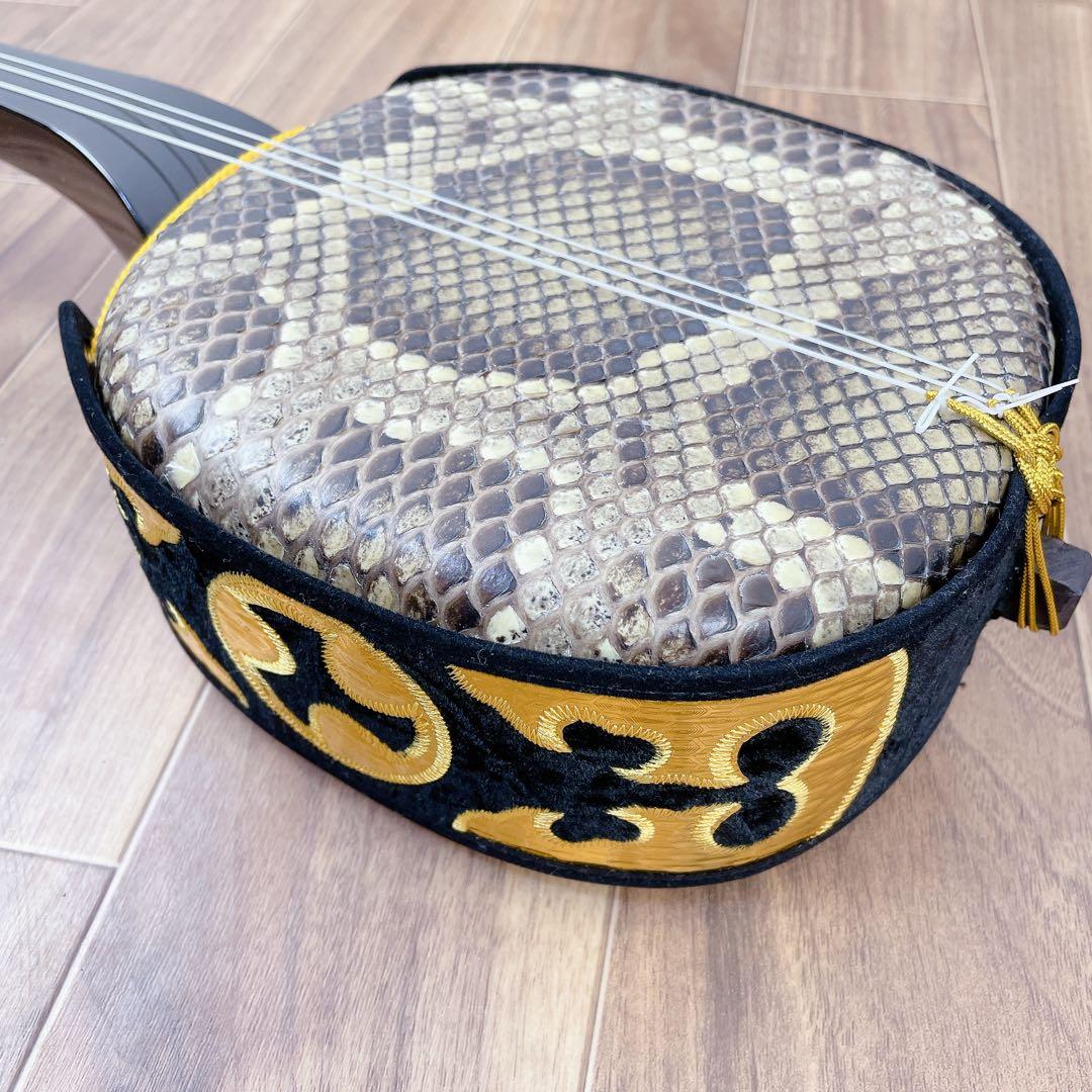 沖縄三線 沖縄 民謡 和楽器 三線 蛇皮