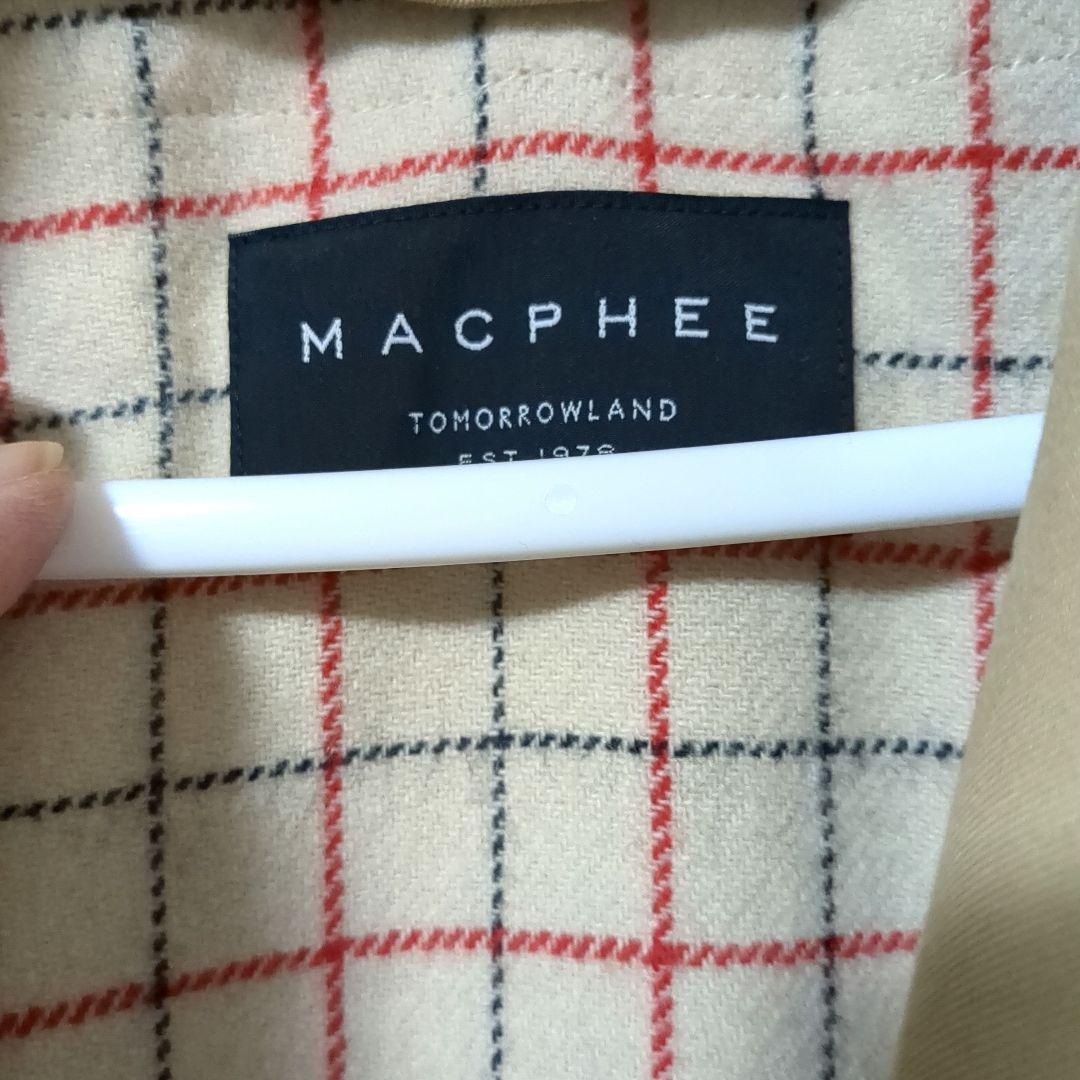 さとTOMORROWRAND MACPHEE コットンショートトレンチ