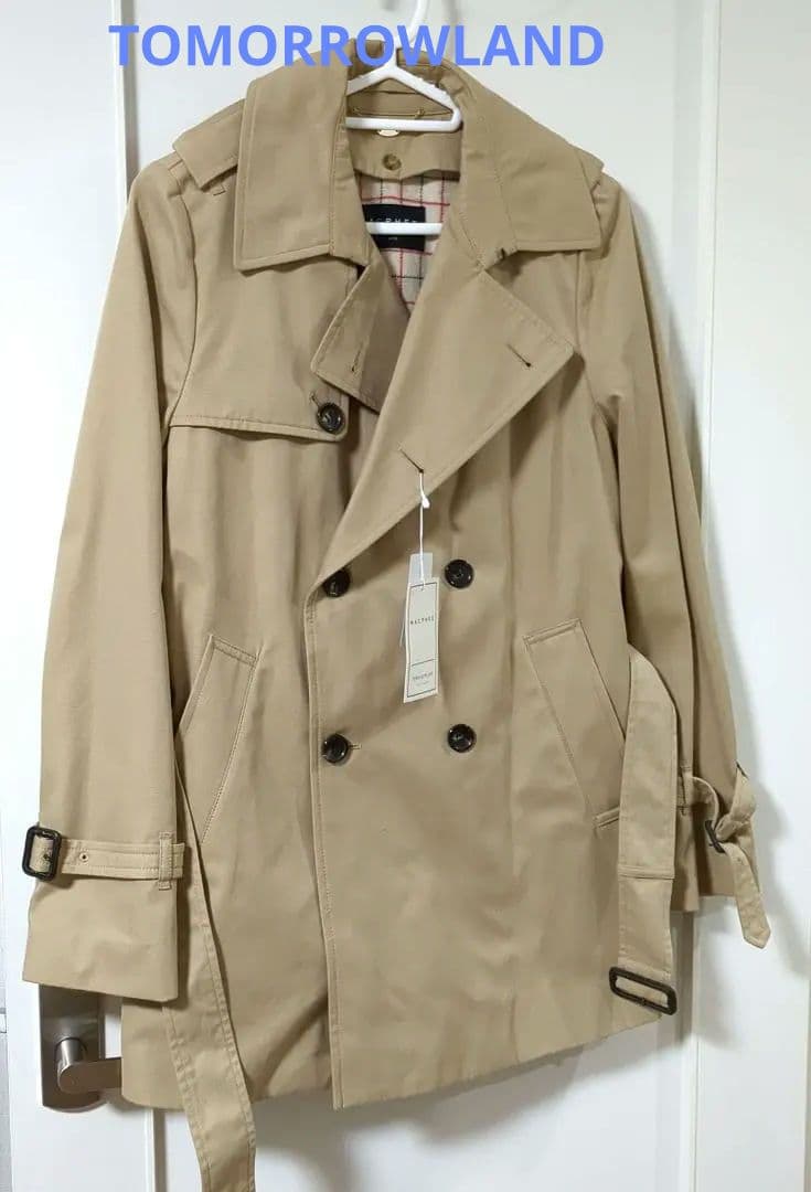 さとTOMORROWRAND MACPHEE コットンショートトレンチ