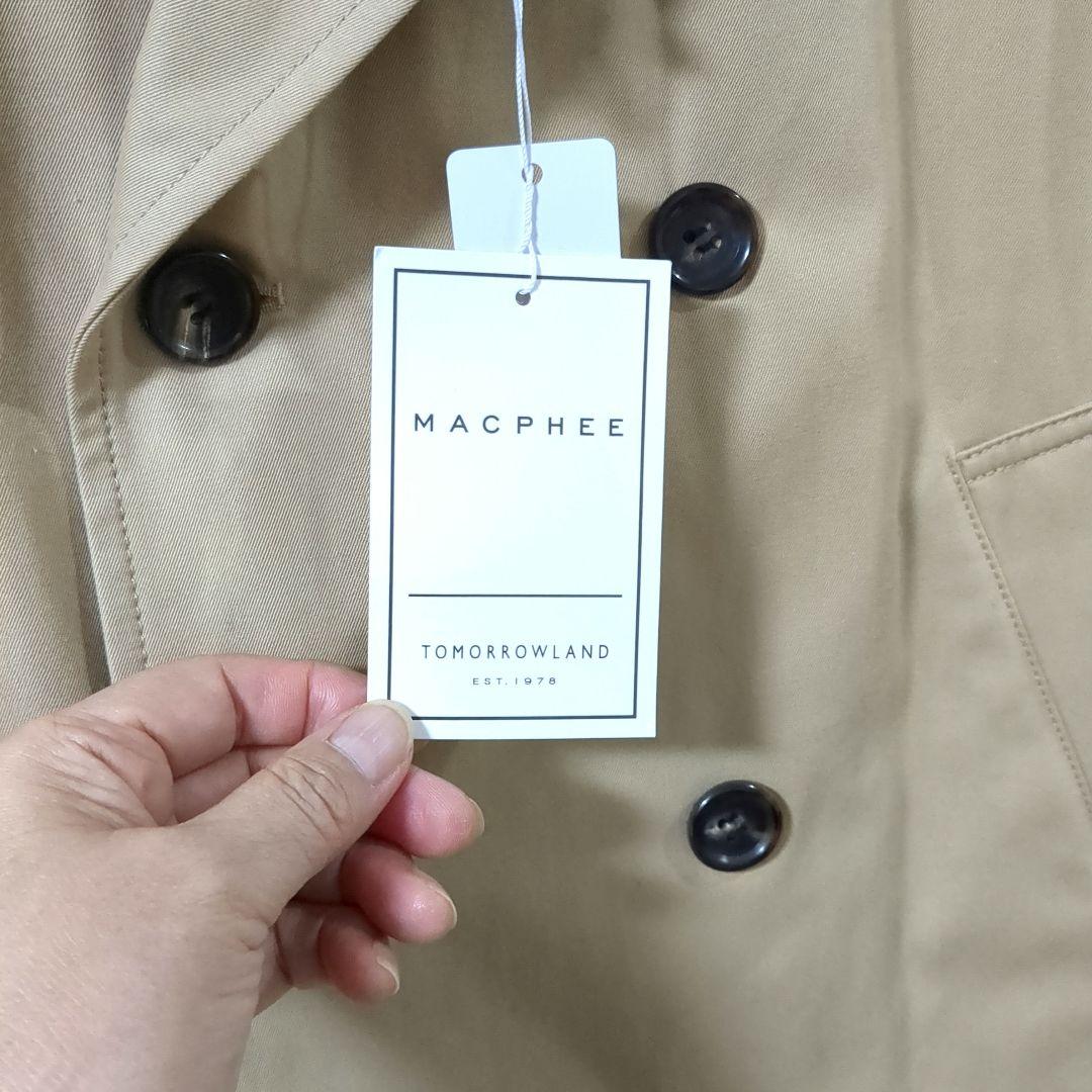 さとTOMORROWRAND MACPHEE コットンショートトレンチ