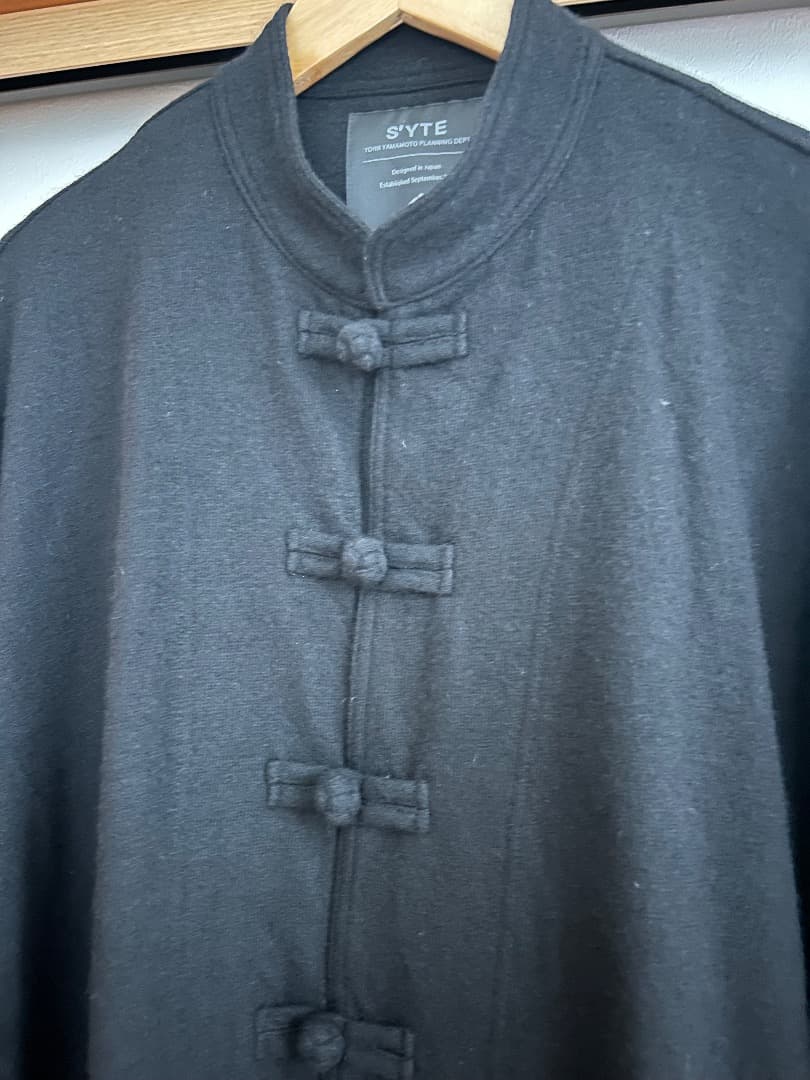 s'yte YOHJI YAMAMOTO チャイナシャツジャケット ブラック