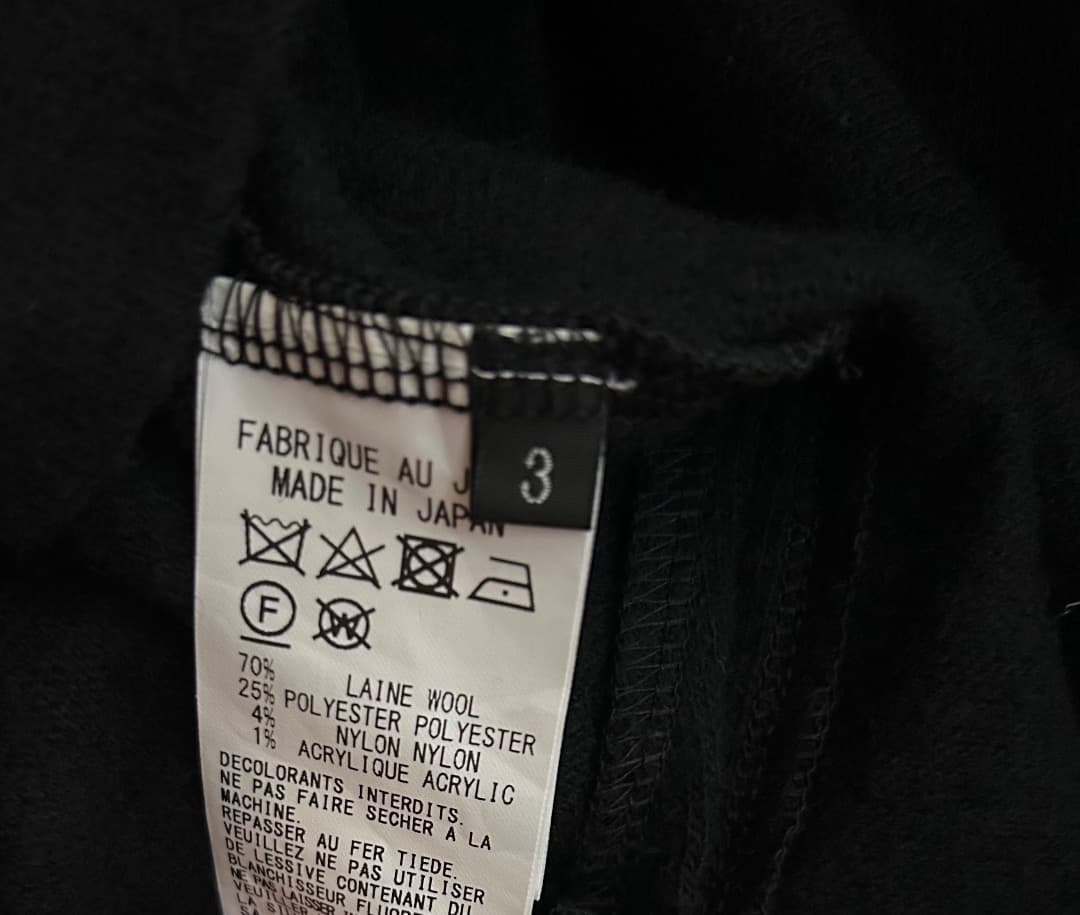 s'yte YOHJI YAMAMOTO チャイナシャツジャケット ブラック