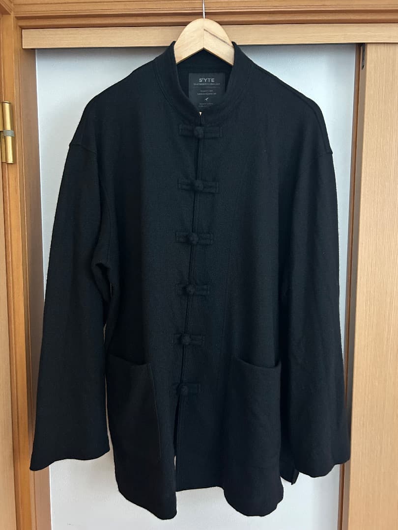 s'yte YOHJI YAMAMOTO チャイナシャツジャケット ブラック