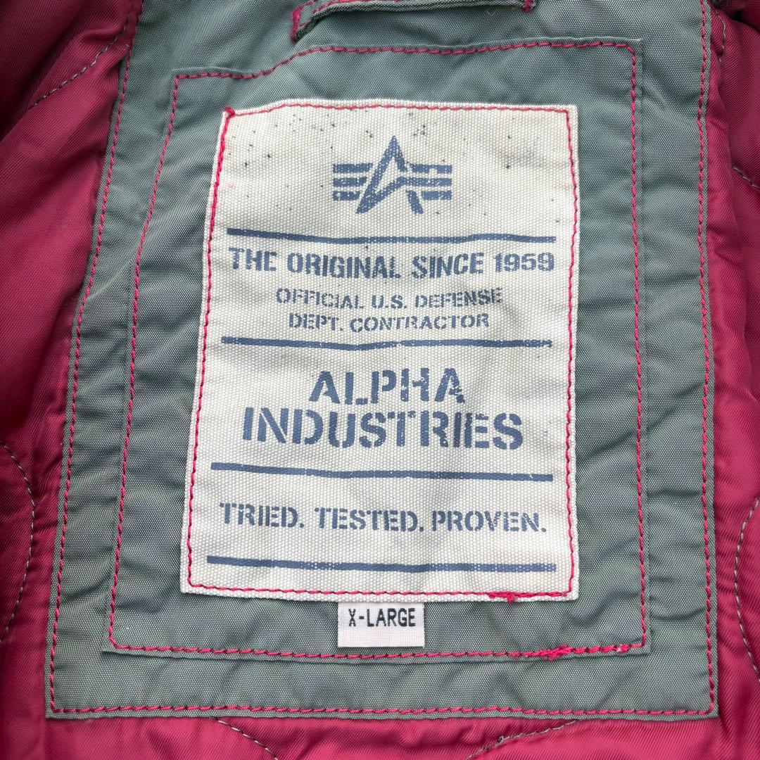 チ*イ様 00s ALPHA B-15D MA-1 フライトジャケット ボア襟