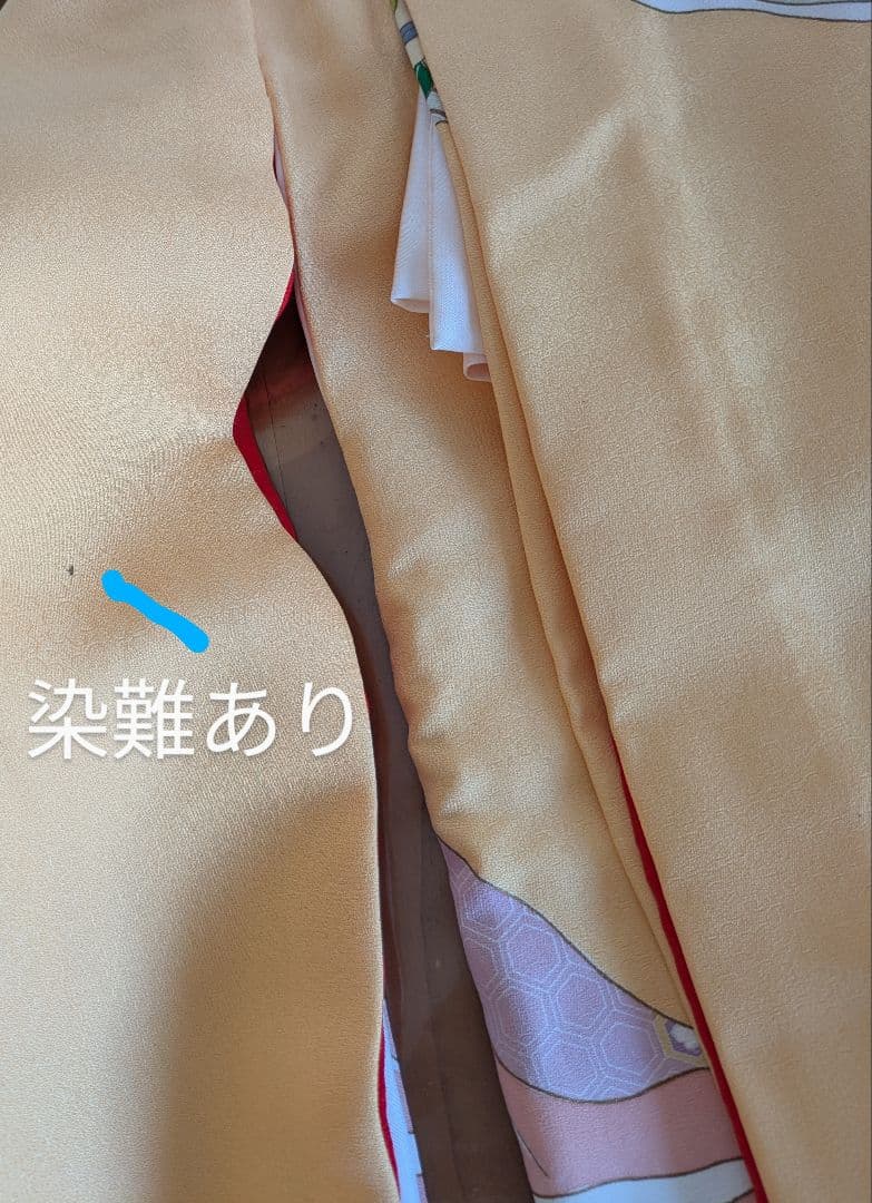 お宮参り　産着　七五三一つ身　正絹　珍しいクリーム色